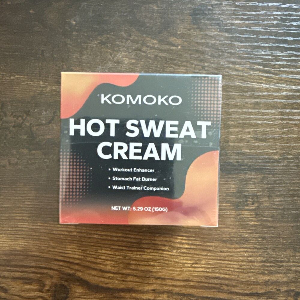 KOMOKO Hot Sweat Cream Workout Enhancer Stomach Fat Burner 5.29oz 150g NEW